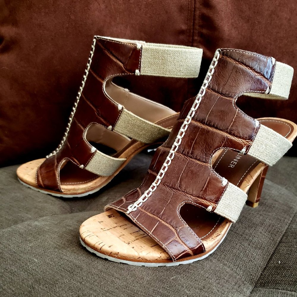 Donald J. Pliner Leather Gladiator Dress Sandal